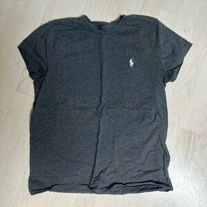 Polo by Ralph Lauren Charcoal Gray Short Sleeve Tee with White Pony